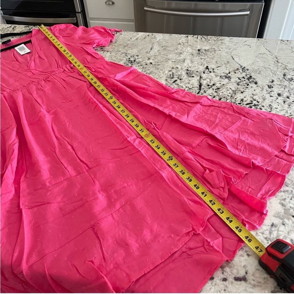 Torrid Pink Wrap Dress - Picture 12 of 14